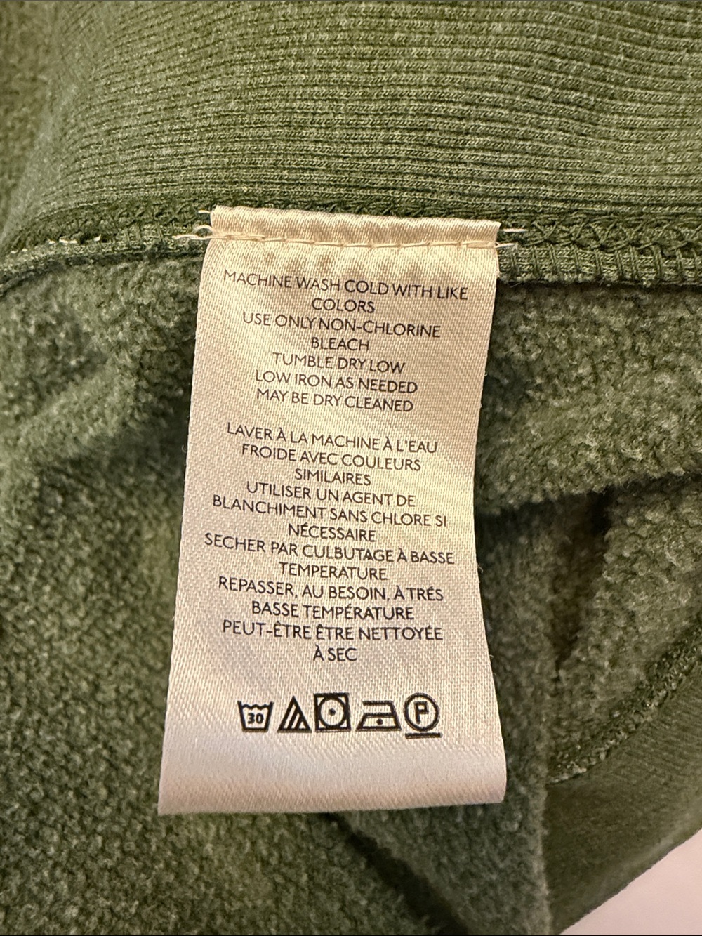 Pilcro Olive Green V-Neck Sleeveless Top - Picture 4 of 6